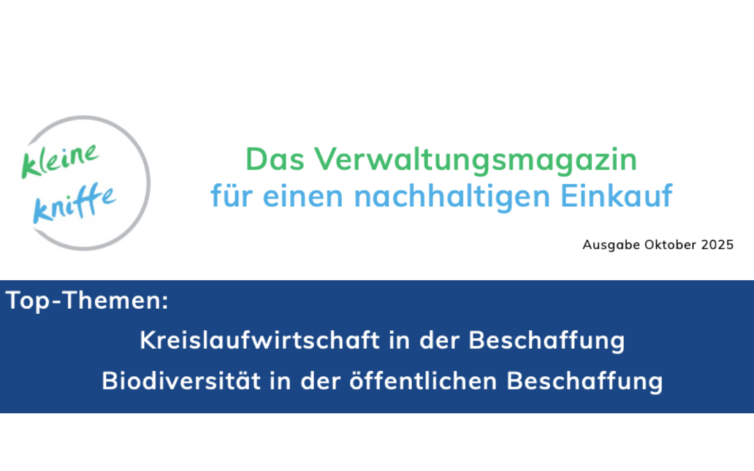 Artikel: Die Klaviatur der kreislauffähigen Beschaffung