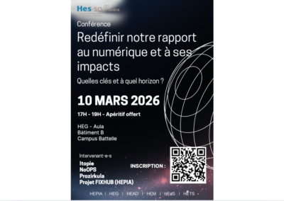 Conférence : Redéfinir notre rapport au numérique et à ses impacts